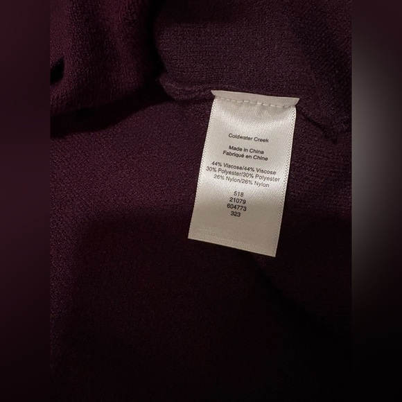 Coldwater Creek
Black Raspberry Knit Boyfriend Jacket, 2X - Picture 10 of 11